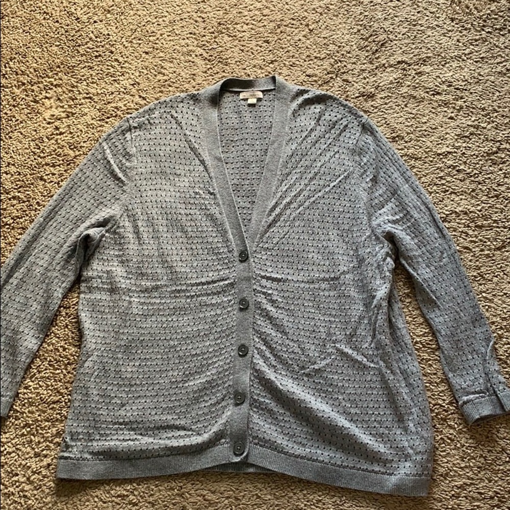 Gap grey cardigan size XL